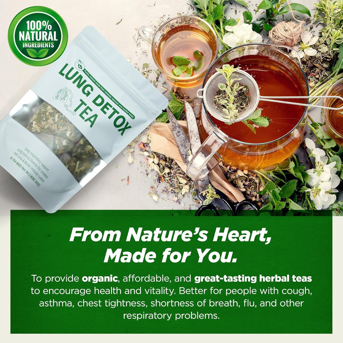 Lung Detox Tea – ফুসফুস পরিষ্কার ও শ্বাসযন্ত্র সুস্থ রাখার প্রাকৃতিক চা